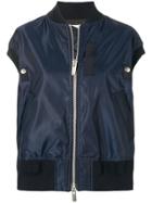 Sacai Sleeveless Bomber Jacket - Blue