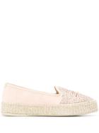 Baldinini Embellished Espadrilles - Pink
