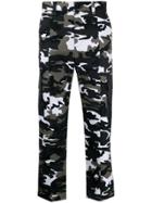 Not Guilty Homme Camouflage Print Trousers - Black
