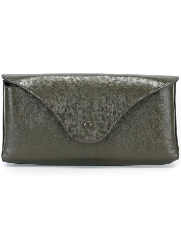 Maison Margiela Large Sunglass Case Clutch, Women's, Green
