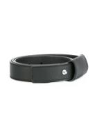 Maison Margiela Stud Closure Belt, Men's, Size: 90, Black, Calf Leather/brass