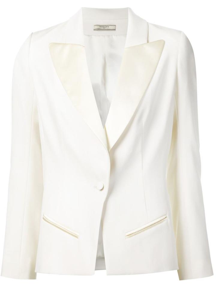 Bouchra Jarrar Peaked Lapel Tuxedo Blazer