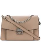 Givenchy Foldover Chain Crossbody Bag - Nude & Neutrals