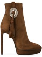 Saint Laurent 'classic Janis 105' Concho Ankle Boots