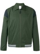 Wood Wood - Charles Bomber Jacket - Men - Cotton/polyester - M, Green, Cotton/polyester