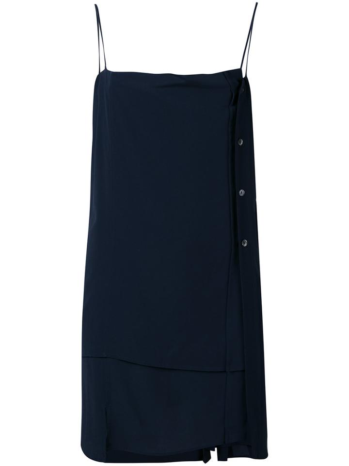 Erika Cavallini - Long Top - Women - Acetate/silk - 42, Blue, Acetate/silk
