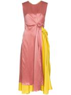 Roksanda Nyimi Knotted Silk Dress - Pink