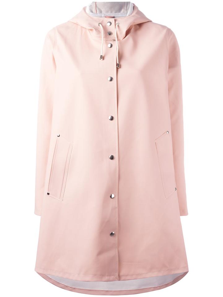 Stutterheim Moseback Coat, Women's, Size: Small, Pink/purple, Cotton/pvc