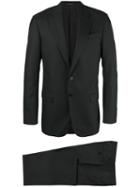 Giorgio Armani Formal Suit, Men's, Size: 56, Black, Silk/viscose/wool