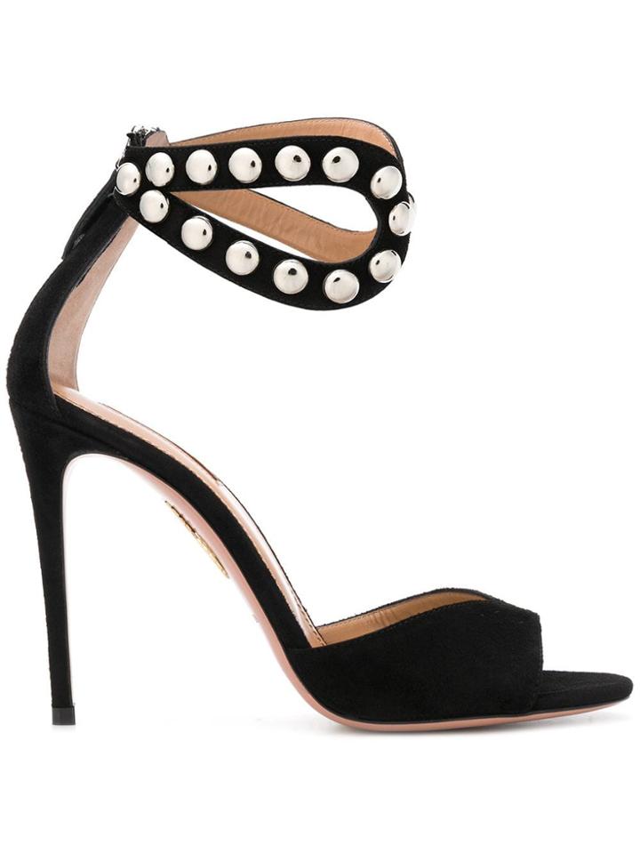 Aquazzura Aquazzura Dijhigs0sue 000 Black Leather/fur/exotic