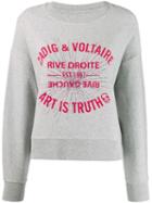 Zadig & Voltaire Hany Blason Embellished Sweater - Grey