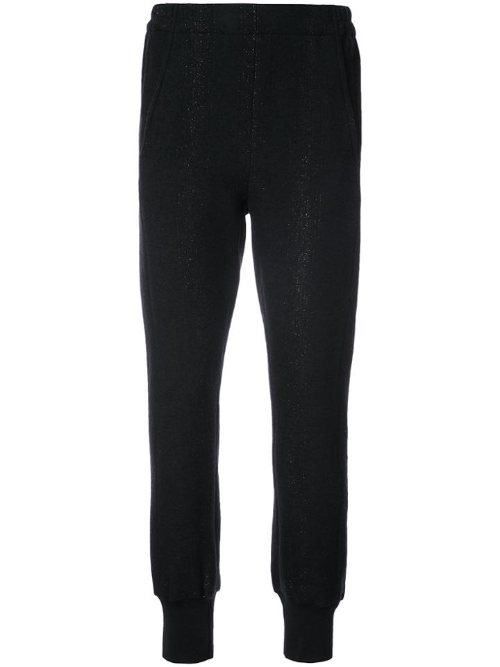 Ann Demeulemeester Casual Track Trousers - Black