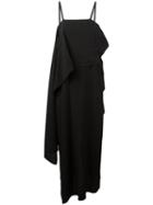 Lost & Found Ria Dunn Flared Long Dress, Women's, Size: Small, Black, Cotton/lyocell