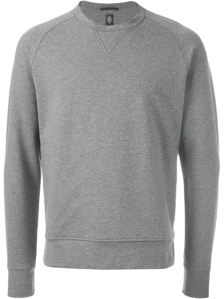 Eleventy Side Zip Sweatshirt