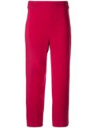Cushnie Off-shoulder Jumpsuit - Red