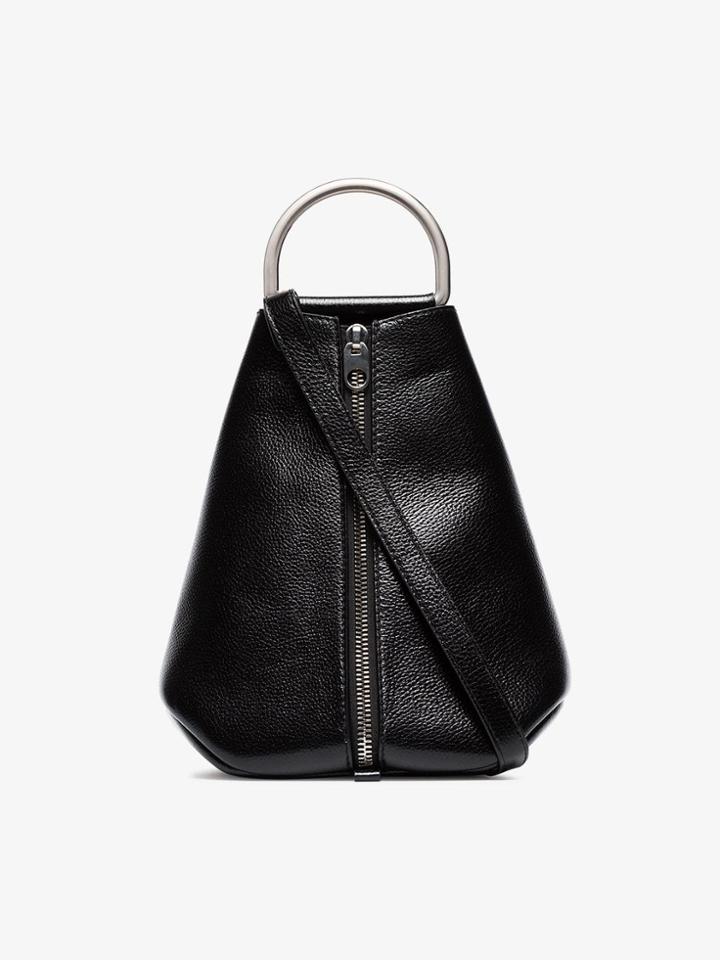 Proenza Schouler Black Top Handle Leather Tote