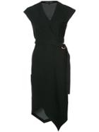 Proenza Schouler Asymmetric Fitted Dress - Black