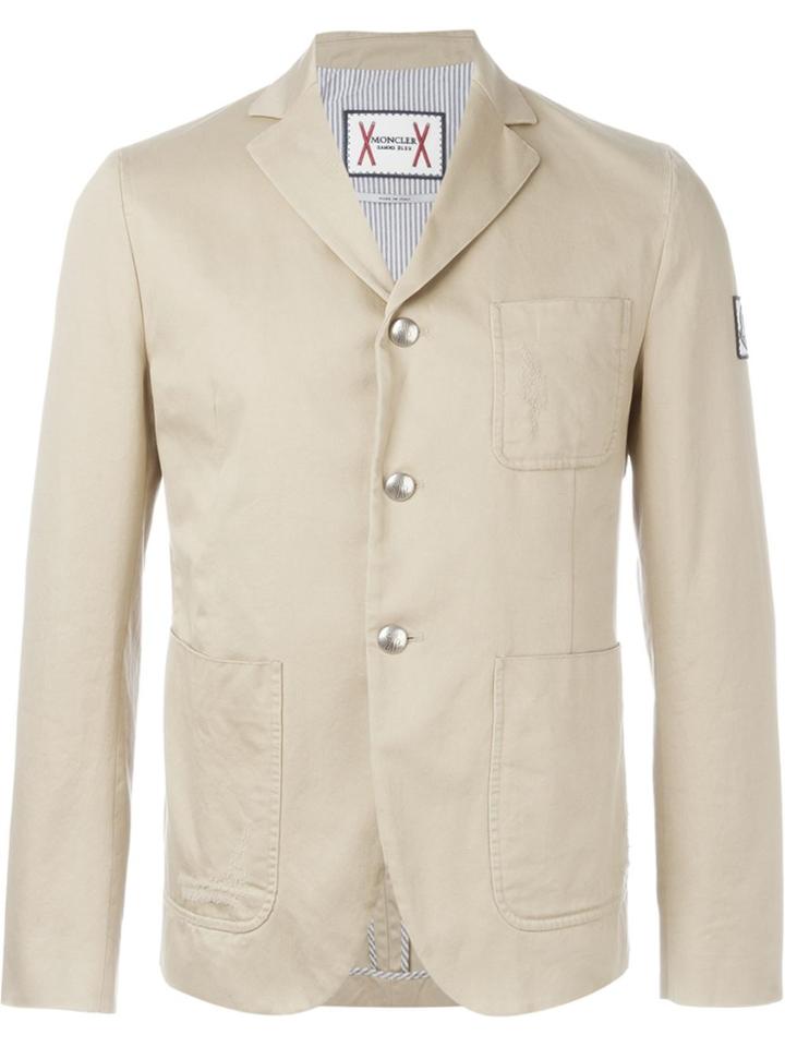 Moncler Gamme Bleu Three Button Blazer - Nude & Neutrals