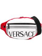 Versace Multi-pattern Belt Bag - Red