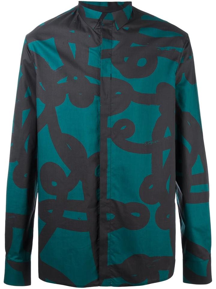 Qasimi Knot Print Shirt
