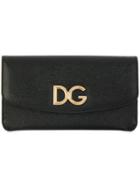 Dolce & Gabbana Logo Flap Purse - Black