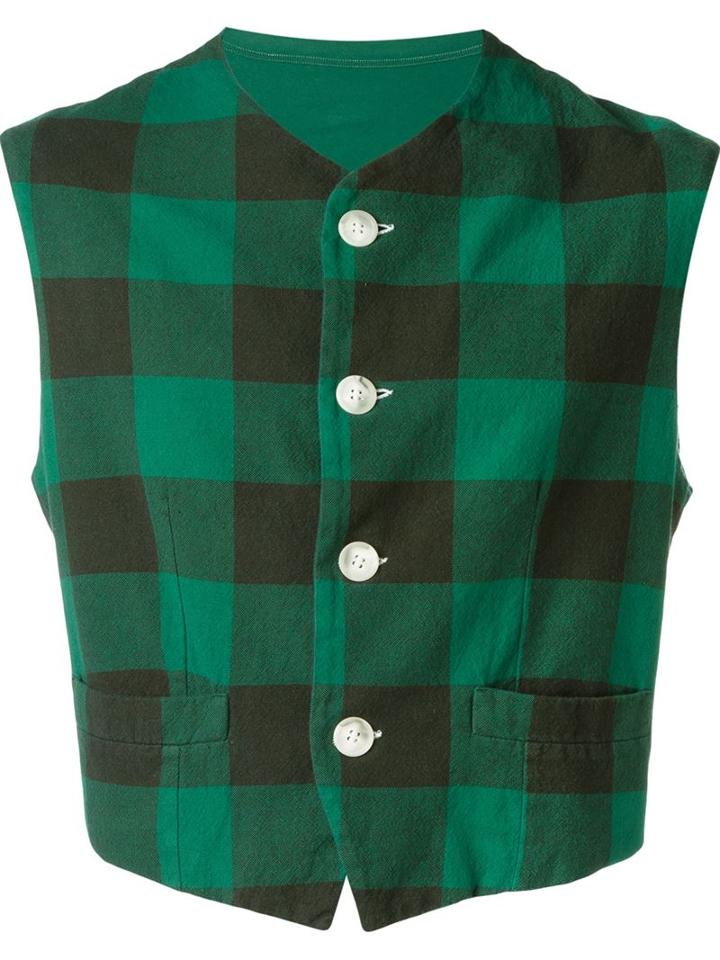 Dolce & Gabbana Vintage Checked Waistcoat