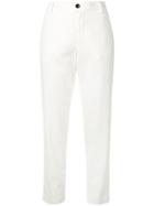 Barena Cropped Corduroy Trousers - White