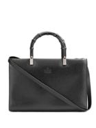 Gucci Pre-owned Bamboo Line 2way Handbag - Black