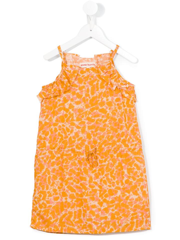 Anne Kurris Heat Leo Coral Dress, Girl's, Size: 8 Yrs, Yellow/orange