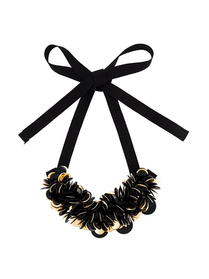P.a.r.o.s.h. 'goldnek' Necklace, Women's, Black