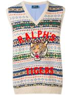 Polo Ralph Lauren Tigers Knit Vest - Neutrals