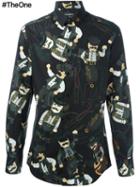 Dolce & Gabbana Cowboy Patch Shirt, Men's, Size: 42, Cotton