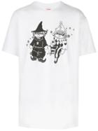 Supreme Contrast Print T-shirt - White