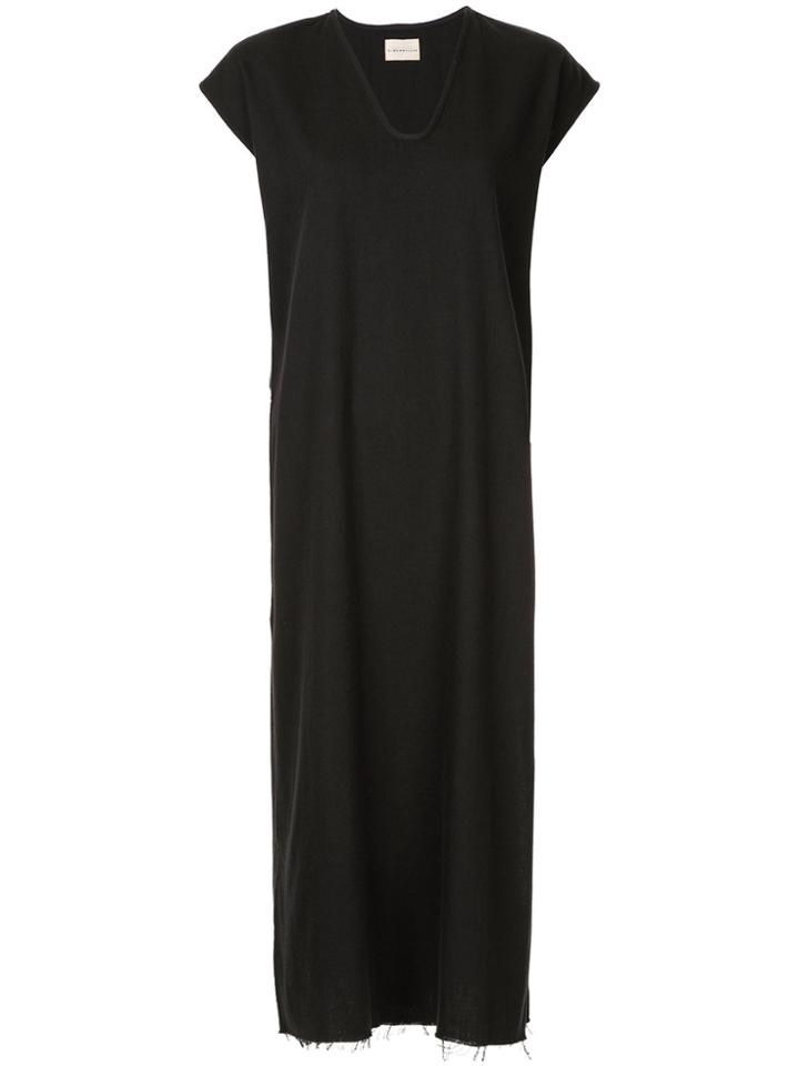 Simon Miller V-neck Midi Dress - Black