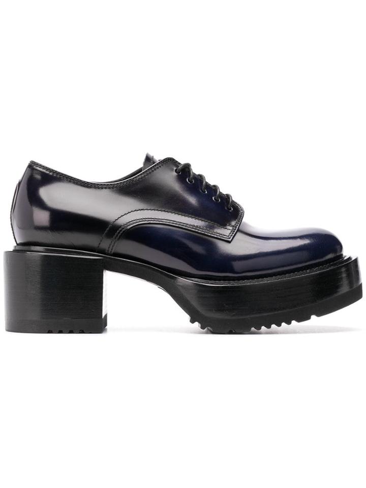 Premiata Lace-up Platform Pumps - Blue