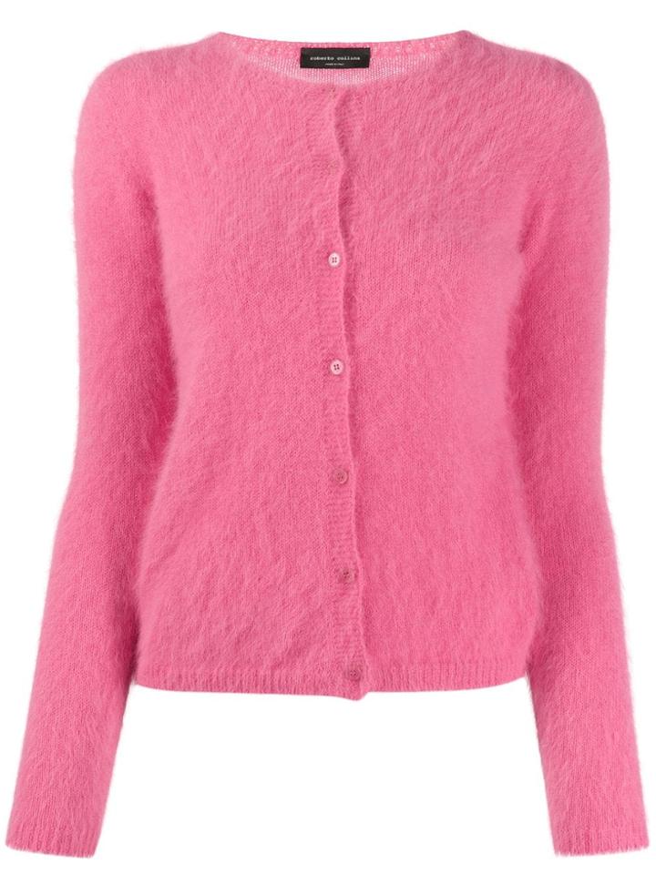 Roberto Collina Slim-fit Cardigan - Pink