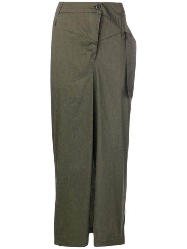 Lost & Found Ria Dunn Front Slit Skirt - Green