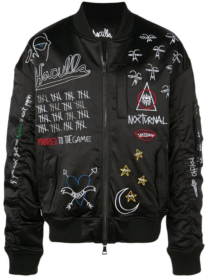 Haculla Nocturnal Bomber Jacket - Black