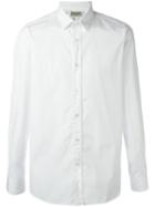 Saint Laurent Signature Yves Collar Shirt, Men's, Size: 42, White, Cotton