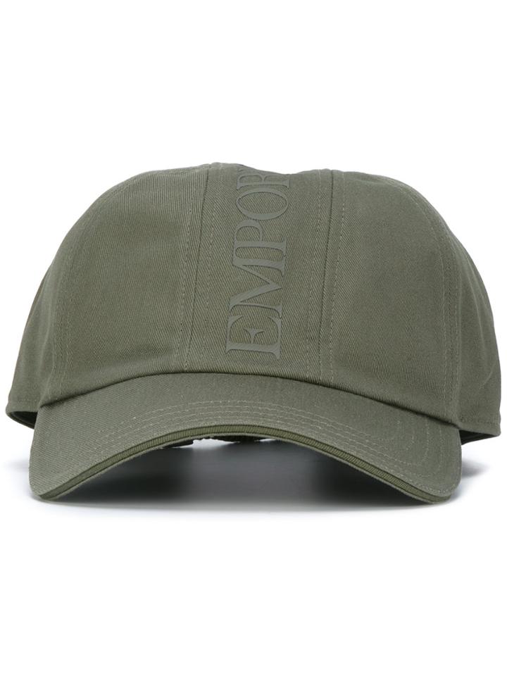 Emporio Armani Logo Print Hat - Green