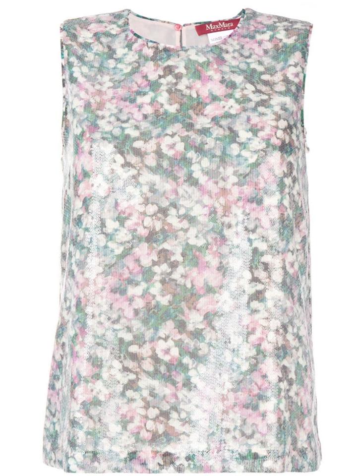 Max Mara Studio Edile Sequin Top - Green