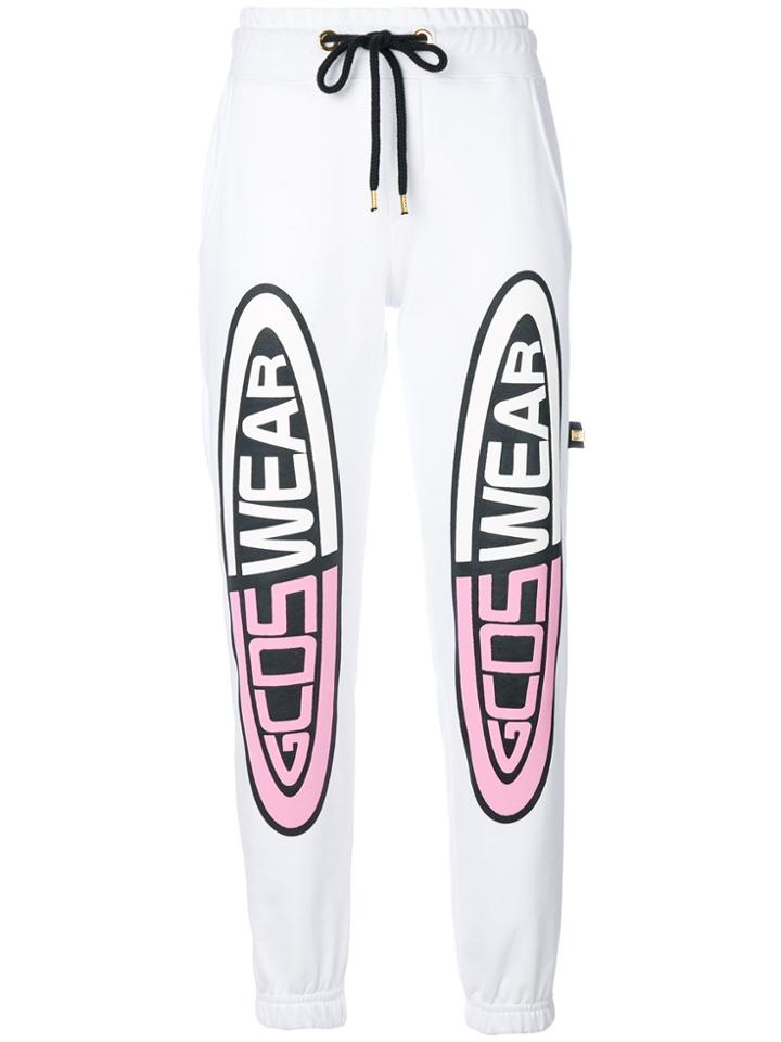 Gcds Grpaic Logo Track Pants - White