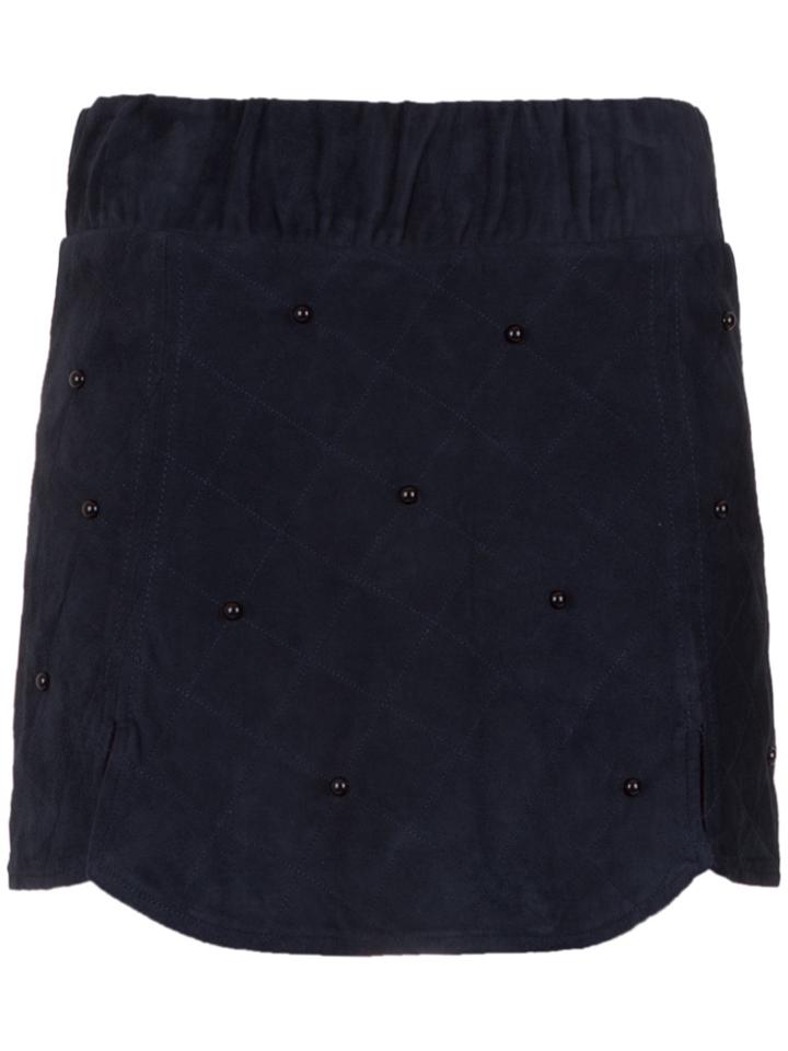 Andrea Bogosian Quilted Skirt - Blue