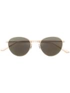 Oliver Peoples Brownstone 2 Round-frame Sunglasses - Metallic