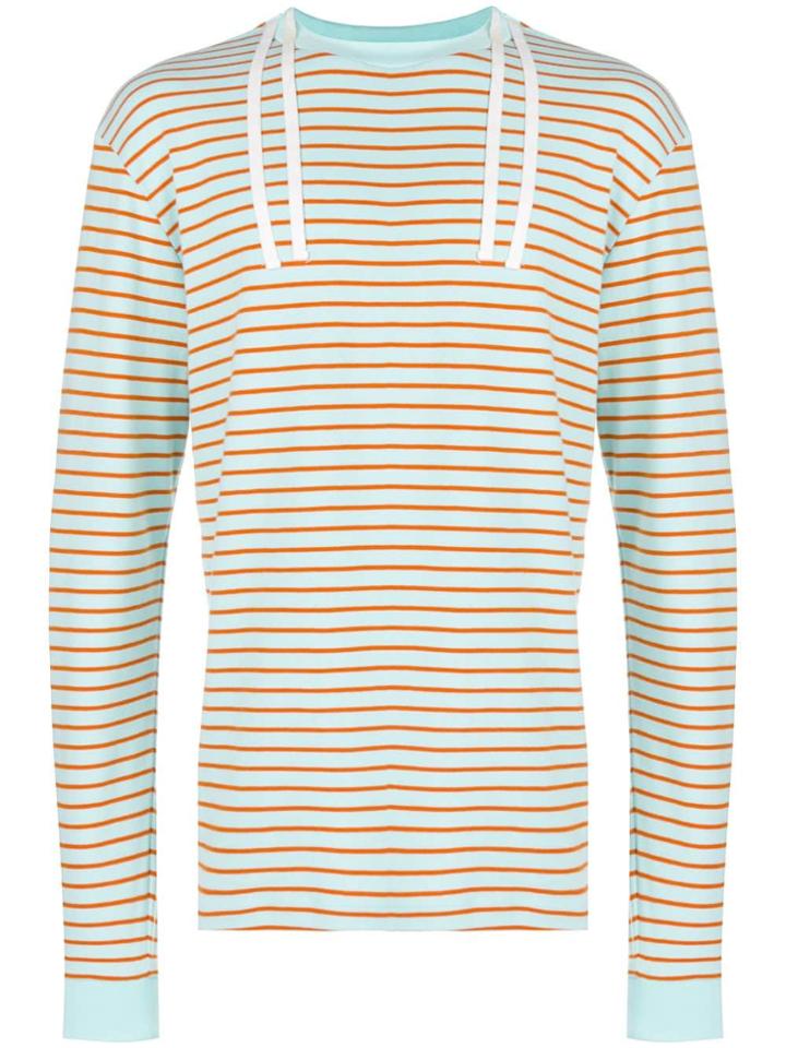 Vyner Articles Striped Long-sleeve T-shirt - Blue