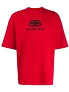 Balenciaga Bb T-shirt - Red