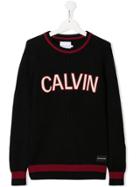 Calvin Klein Kids Logo Sweater - Black