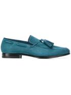 Fabi Tassel Detail Loafers - Blue