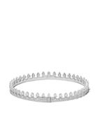 Annoushka 18kt White Gold Crown Diamond Bangle - 18ct White Gold