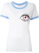 Natasha Zinko Eye Print T-shirt, Women's, Size: Xs, White, Cotton